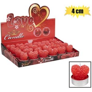 Heart Candle in a Tin Holder